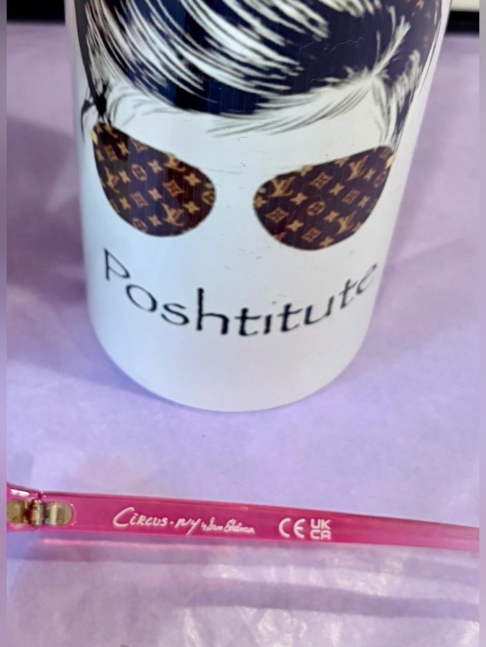 NIB POSHTITUTE 20oz Tumbler wi/cleaning brush & metal straw.Includes accessories - Picture 10 of 12